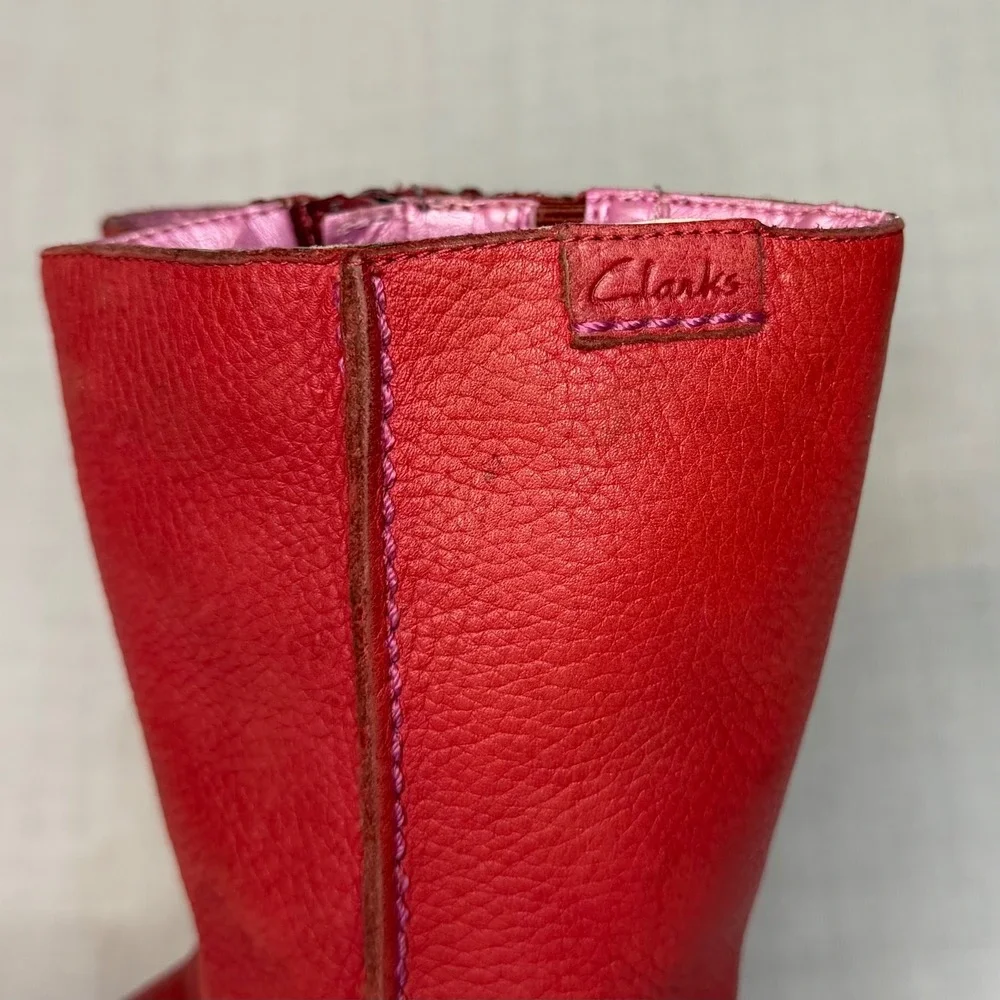 Clarks girls leather